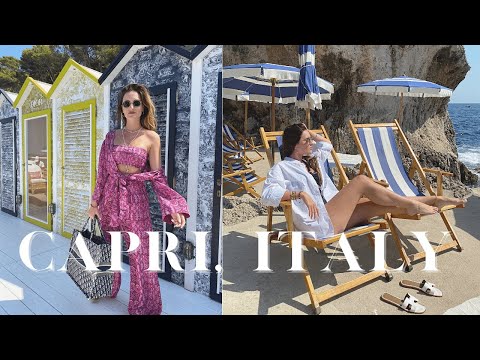 CAPRI VLOG | Italy trip | Where to eat, Dior Pop-up, Boat day - Riva Aquarama Special