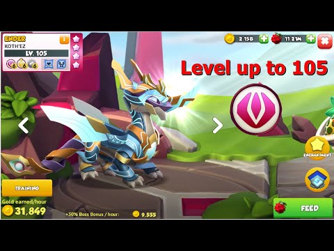 Ancient Kothez level up to 105-Dragon Mania Legends | Ivory Dungeon Week | DML