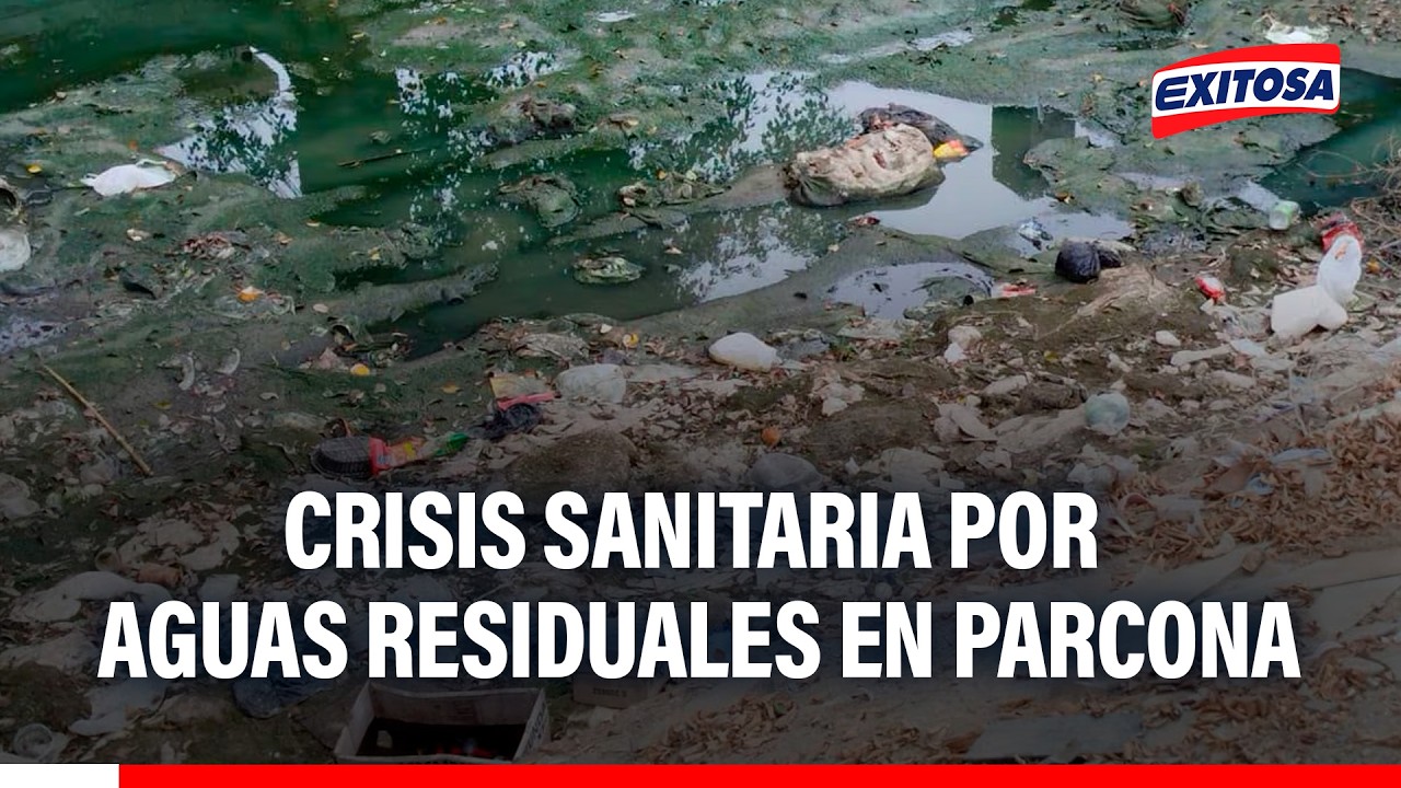🔴🔵 Vecinos de Parcona denuncian contaminación por el vertimiento de aguas residuales