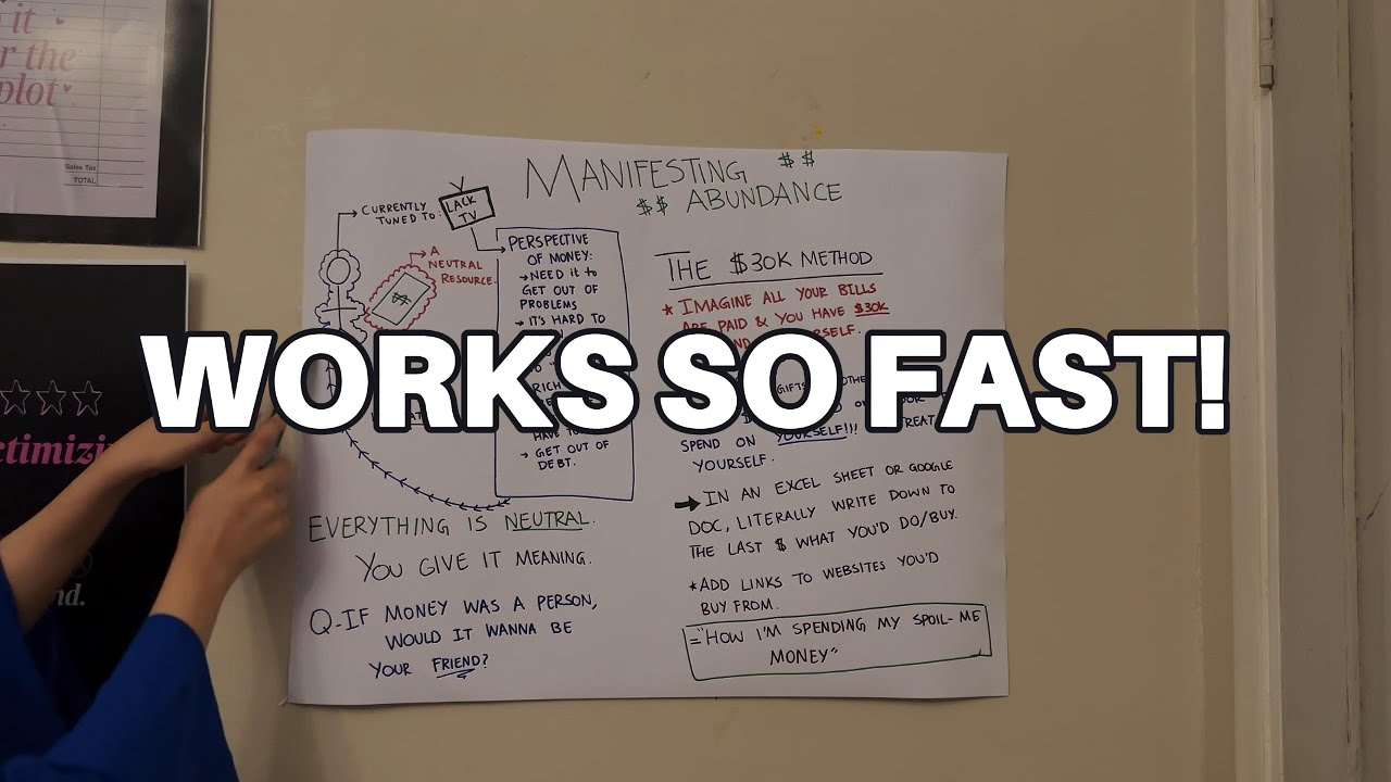 How daydreaming about spending $30K (with $57 in my account) cleared my money blocks 💰