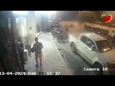 Imagens mostram momento em que homem é m0rto por policial na frente de bar, em Patos