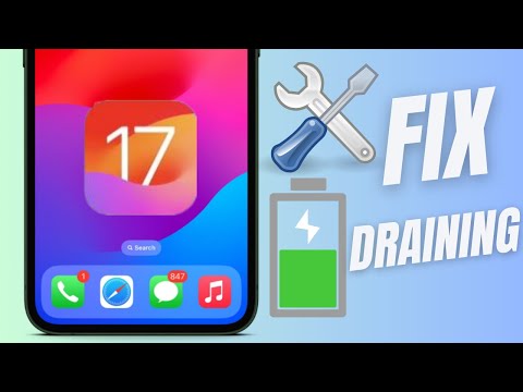 Fix iOS 17 Battery Drain | Battery Draining Fast After iOS 17 update | iOS 17 Battery Saving Tips