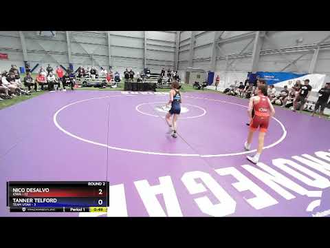 94 Lbs Round 2 - Nico DeSalvo, Iowa Vs Tanner Telford, Team Utah 208f