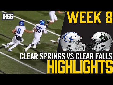 Clear Springs vs Clear Falls Highlight Reel: Epic Touchdowns and Game-Changing Interceptions!