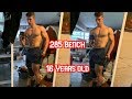 285 PAUSED BENCH @174lbs W/LUKE | 16 YEARS OLD