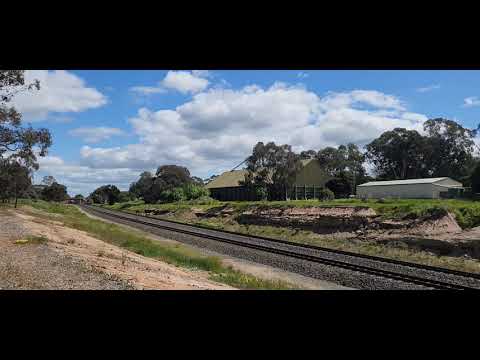 Sydney-bound XPT at Glenrowan, Victoria, Australia.