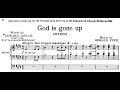 Gerald Finzi - God is gone up (score video)