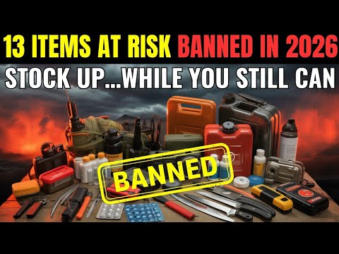 13 Prepping Items to get Before its Illegal in 2026! (Get Them NOW!)