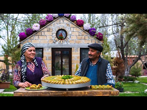 Authentic Azerbaijani Hazelnut Baklava | A Rich, Sweet Dessert