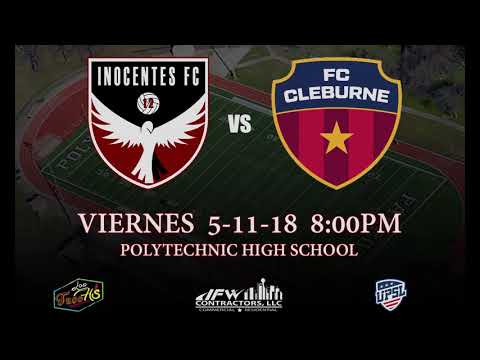Inocentes FC (UPSL) Vs FC Cleburne (PDL)
