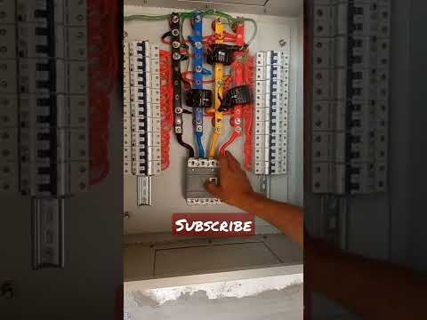 3 phase panel connection with 163 amper mccb