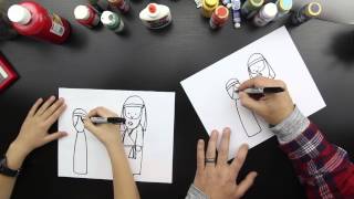How To Draw Mary And Joseph