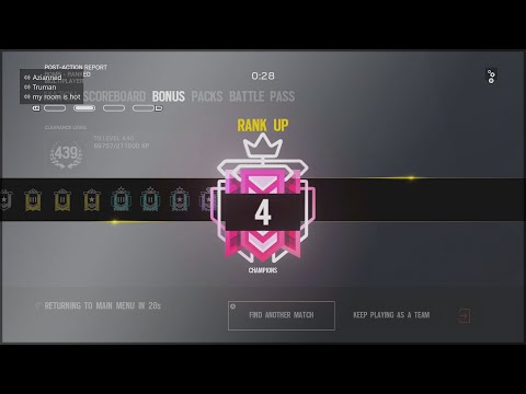 Shadow Legacy TOP 5 CHAMPION - Rainbow Six Siege Xbox