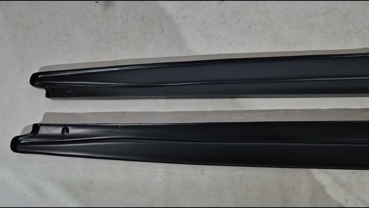 BMW 5-serie E60/E61 2003–2010 DPT sideskørter (blank sort) Video 1