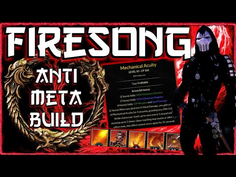 Best Anti-Meta Magicka Dragonknight PvP Build | ESO Firesong