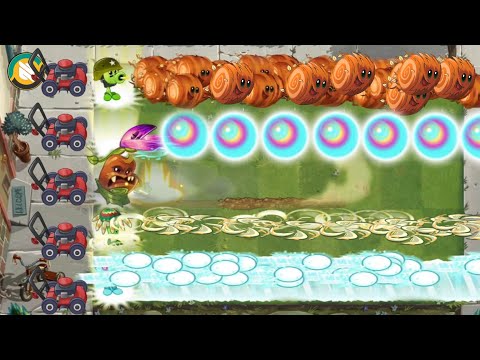 Pvz 2 Challenge - Every Plants Level 1 Vs Yeti Imp Zombie Level 15 !! How Many plants win?