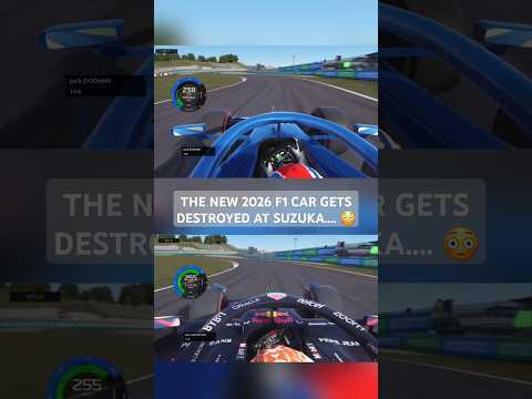 THE 2026 F1 CAR GETS DESTROYED AT THE SUZUKA ESSES 😳 #formula1 #f12026 #f1shorts #f1 #SpanishGP
