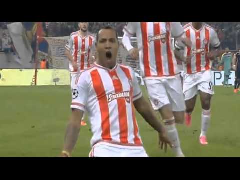 To 1o γκολ του Φελίπε Πάρντο 2-1 Ολυμπιακός - Ντιναμό Ζάγκρεμπ 4/11/2015