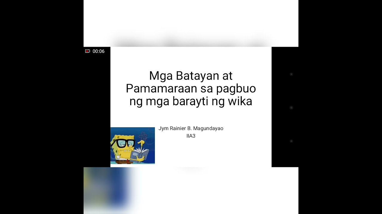 Putar video Batayan sa pagbuo ng Barayti ng wika sekarang Batayan sa pagbuo ng Barayti ng wika