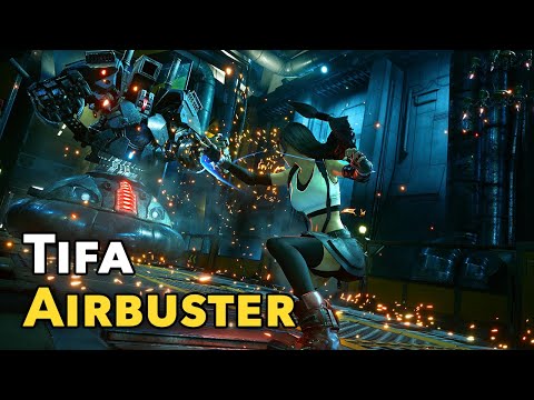 Tifa Overkills Boss Airbuster Hard Mode (Metal Knuckle) Final Fantasy 7 Remake