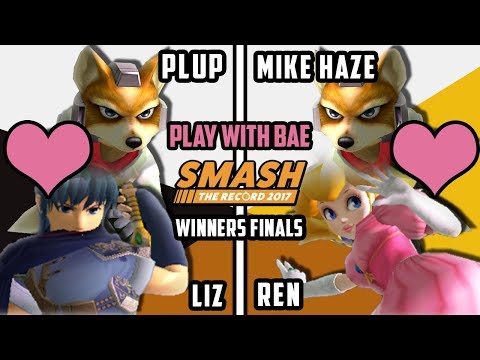 STR 2017 Smash Melee Play with Bae - Liz & PG | Plup Vs. Ren  & BC | Mike Haze - Smash Melee - WF