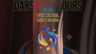 Pisces Lucky Numbers,Days & Colors.!