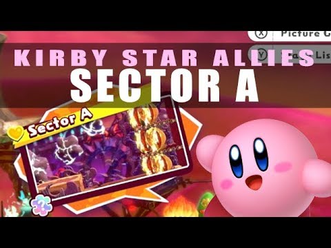 Sector A Kirby Star Allies walkthrough #16 - Sector A jigsaw location