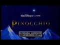 Pinocchio Re Release Commercial 1992