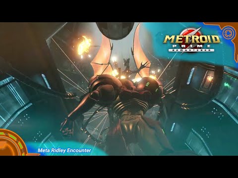 [Metroid Prime Remastered] Encountering Meta Ridley cutscene