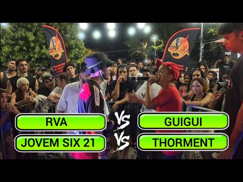 ( CLIMINHA 👏🏻 ) RVA, JOVEM SIX x GUIGUI. THORMENT / 1° FASE / BATALHA DO CHAMA #005 🔥