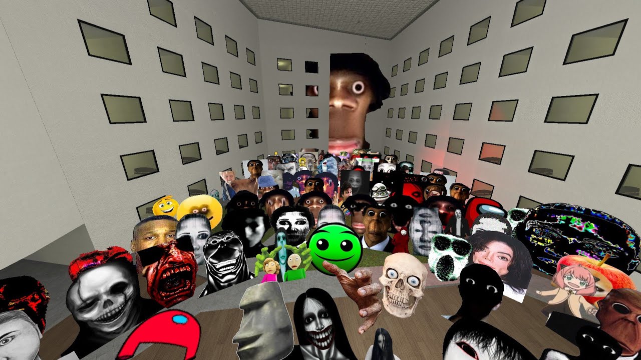 Too Much All Nextbots Chasing in Liminal Hotel Gmod EP 3
