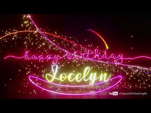 Happy Birthday Jocelyn