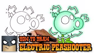 How to Draw Plants vs Zombies | Electric Peashooter