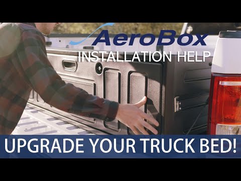 AeroBox Installation Video (Premium Version) Removable Pickup Truck Bed Storage Box, Cargo Organizer