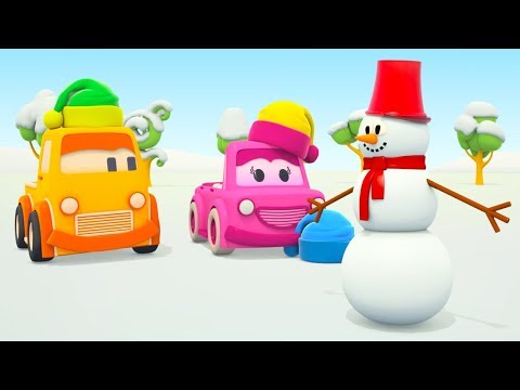 Deutscher Zeichentrickfilm für Kinder. Die Schlauen Autos. Der Winter ist da.