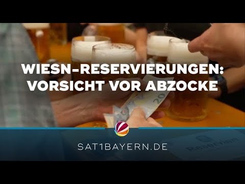 Wiesn-Tischreservierungen: Verbraucherzentrale warnt vor Abzocke