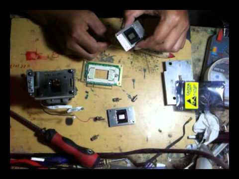How To Fix White Spots DLP Projector display, BenQ
