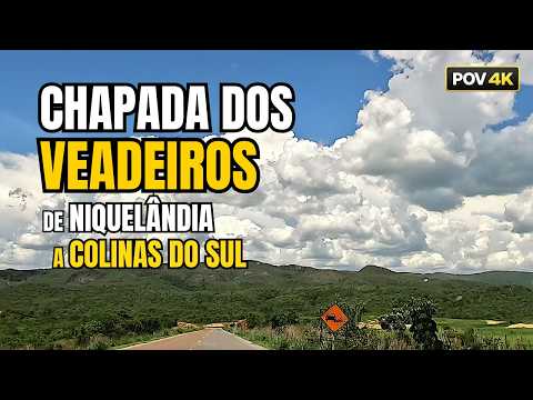Niquelândia a Colinas do Sul pela GO-132 | Rumo à Chapada dos Veadeiros em 4K