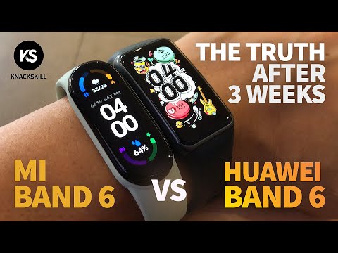 Mi Band 6 vs Huawei Band 6 Which One Is The Best? (The Truth In Depth Review) AFTER 3 WEEKS!