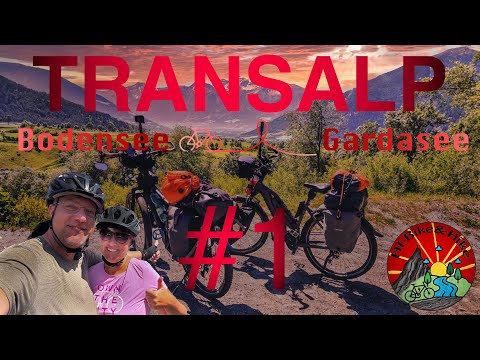 Transalp Day 1 from Lake Constance to Lake Garda - From Lindau to Bad Ragaz ⛺️ | E-bike cycling tour