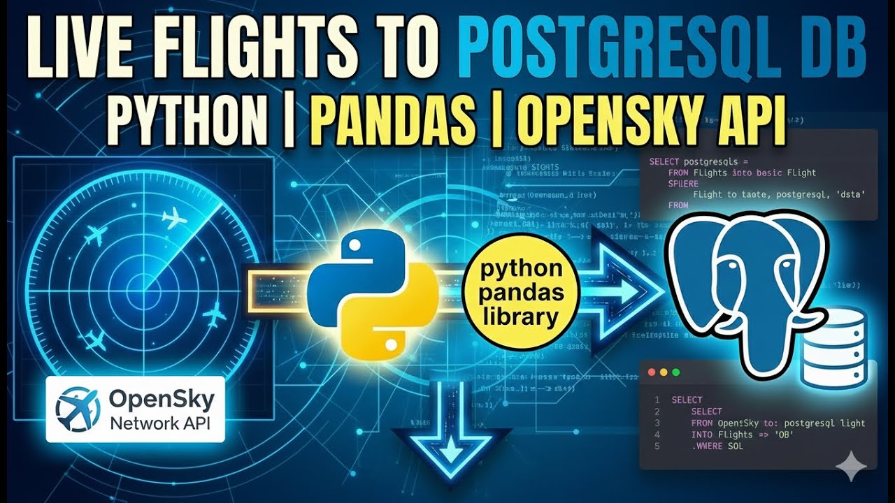 Building a Real-Time Flight Data Pipeline Using OpenSky API & PostgreSQL
