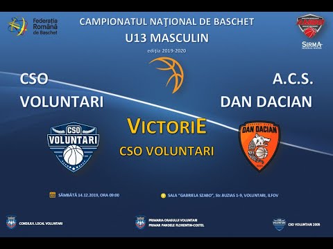 Victorie CSO Voluntari in CSO Voluntari - ACS Dan Dacian (CN U13, 14.12.2019 HD Version)
