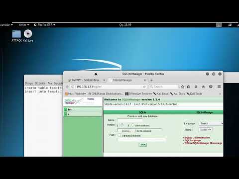 A9 Using Known Vulnerable Components - SQLite Manager PHP Code Injection