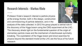 L0.3 Introduction to Nuclear and Particle Physics: Teaching Staff
