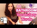 Learn 88 Real English Vocabularies In The Bathroom
