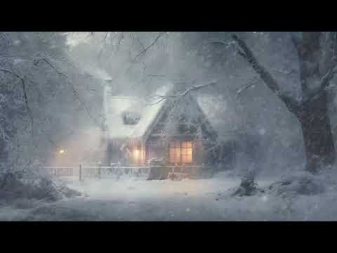 Intense Blizzard & Heavy Wind Sounds for Sleeping┇Icy Snowstorm┇Howling Wind & Blowing Snow