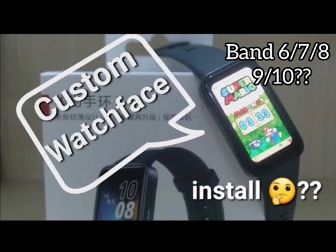 How to install custom watch faces in Huawei Band 6/7/8/9/10 | Huawei Band 6/7/8/9/10 | English