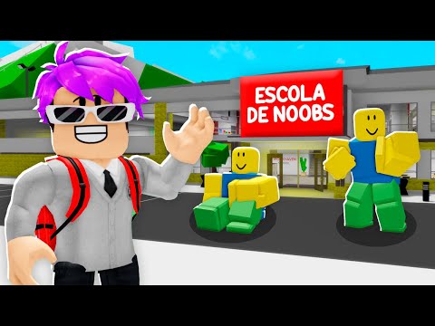 FUI PRA ESCOLA DE NOOBS no BROOKHAVEN