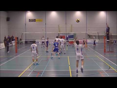 17 november 2018 Eredivisie volleybal Heren Abiant Lycurgus tegen Vocasa in Nijmegen