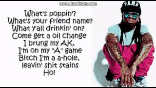 Lil Wayne Shit Stains Lyrics